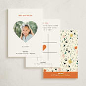 "You Are Pawsome" - Classroom Valentines in Clementine by Shiny Penny Studio - Back of Card Options
