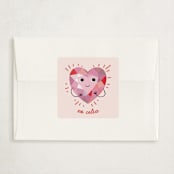 "Gemstone" - Classroom Valentines in Ruby by Hannah Williams - Matching Custom Sticker