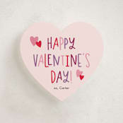 "Happy Heart" - Classroom Valentines in Cotton Candy by Stacey Meacham - Front