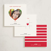 "Happy Heart" - Classroom Valentines in Cotton Candy by Stacey Meacham - Back of Card Options