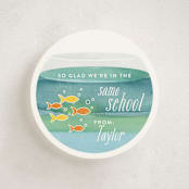 "School Of Fish" - Classroom Valentines in Goldfish by Jill Means - Front