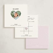 "Valentine Cutie" - Classroom Valentines in Grape by Pixel and Hank - Back of Card Options