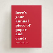 "We Do This Every Year" - Classroom Valentines in Crimson by Amy Payne - Front