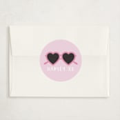 "Brighten" - Classroom Valentines in Bubblegum by Hudson meet Rose - Matching Custom Sticker
