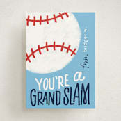 "Grand Slam" - Classroom Valentines in Aquarium by Erin L. Wilson - Front