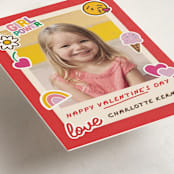 "stickers" - Classroom Valentines in Cherry by Jennifer Lew - Detail