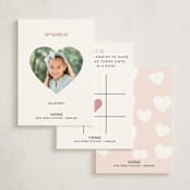 "Jumbo Hearts" - Classroom Valentines in Peony by Lauren Chism - Back of Card Options