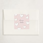 "Jumbo Hearts" - Classroom Valentines in Peony by Lauren Chism - Matching Custom Sticker