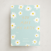 "Daisy" - Classroom Valentines in Mint by Yaling Hou Suzuki - Front