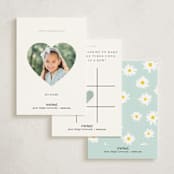 "Daisy" - Classroom Valentines in Mint by Yaling Hou Suzuki - Back of Card Options