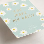 "Daisy" - Classroom Valentines in Mint by Yaling Hou Suzuki - Detail