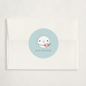 "Pearl-fect friend!" - Classroom Valentines in Sea by Itsy Belle Studio - Matching Custom Sticker
