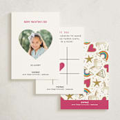 "Lucky Charm" - Classroom Valentines in Carnation by Alethea and Ruth - Back of Card Options