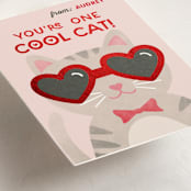 "Coolest Cat" - Classroom Valentines in Cotton Candy by Shirley Lin Schneider - Detail