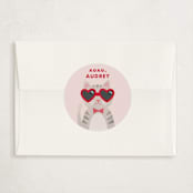"Coolest Cat" - Classroom Valentines in Cotton Candy by Shirley Lin Schneider - Matching Custom Sticker