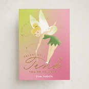 "Disney's Tink you're so sweet" - Classroom Valentines in Bubblegum by Rebecca Durflinger - Front