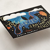 "Dragon" - Classroom Valentines in Navy by Alethea and Ruth - Detail