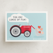 "loads of fun" - Classroom Valentines in Massey Ferguson by Hudson meet Rose - Front