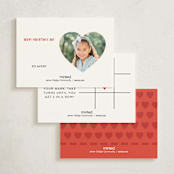 "Happy Heart Day" - Classroom Valentines in Red Hot by Jessica Ogden - Back of Card Options