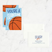 "Basketball" - Classroom and Mailable Valentines in Skyblue by Erin L. Wilson - Assembled