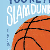 "Basketball" - Classroom and Mailable Valentines in Skyblue by Erin L. Wilson - Close-Up