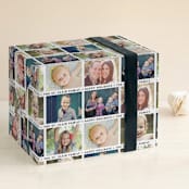 "The Gangs All Here" - Personalized Wrapping Paper in Onyx by Christina Novak - Front