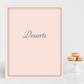 "Chic Gala" - Small Signs in Cotton Candy by Kimberly FitzSimons - Front