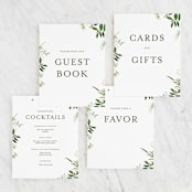 "Verdure" - Small Signs in Garden by Leah Bisch - Text Layout Options for Small Signs