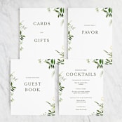 "Verdure" - Small Signs in Garden by Leah Bisch - Text Layout Options for Small Signs
