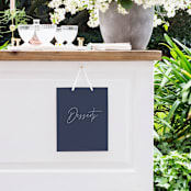 "Marked" - Small Signs in Navy by JoAnn Jinks - In Use