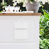 "Classy Type" - Small Signs in Lily by Hooray Creative - In Use