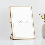 "Overlapping" - Small Signs in Cotton by Amy Kross - In Brass Geometric Frame (sold separately)