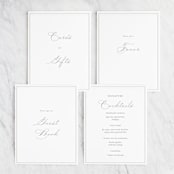 "Overlapping" - Small Signs in Cotton by Amy Kross - Text Layout Options for Small Signs