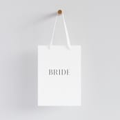 "Everly" - Small Signs in Snow by Hooray Creative - With Hanging Ribbon (sold separately)