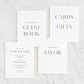 "Everly" - Small Signs in Snow by Hooray Creative - Text Layout Options for Small Signs