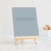 "Layered" - Small Signs in Cloud by Kelly Schmidt - On Small Tabletop Easel (sold separately)