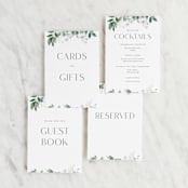 "Grove" - Small Signs in Fern by Everett Paper Goods - Text Layout Options for Small Signs