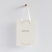 "Vine Wrap" - Small Signs in Cotton by Amy Kross - With Hanging Ribbon (sold separately)