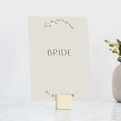 "Vine Wrap" - Small Signs in Cotton by Amy Kross - With Brushed Gold Holder (sold separately)