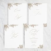 "Reflection" - Small Signs in Porcelain by Leah Bisch - Text Layout Options for Small Signs