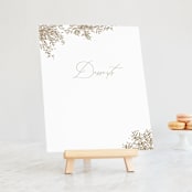 "Reflection" - Small Signs in Porcelain by Leah Bisch - On Small Tabletop Easel (sold separately)