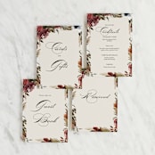 "poetique" - Small Signs in Autumn by Kate Ahn - Text Layout Options for Small Signs