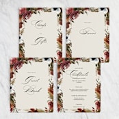 "poetique" - Small Signs in Autumn by Kate Ahn - Text Layout Options for Small Signs