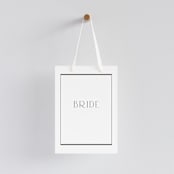 "Luster" - Small Signs in Cotton by Stacey Meacham - With Hanging Ribbon (sold separately)