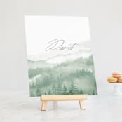 "Over the mountains" - Small Signs in Fern by Helen Halik - On Small Tabletop Easel (sold separately)