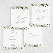 "Classic Love" - Small Signs in Vanilla by Susan Moyal - Text Layout Options for Small Signs