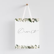 "Classic Love" - Small Signs in Vanilla by Susan Moyal - With Hanging Ribbon (sold separately)