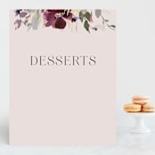 "Fleur" - Small Signs in Blush by Lori Wemple - Front