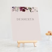 "Fleur" - Small Signs in Blush by Lori Wemple - On Small Tabletop Easel (sold separately)