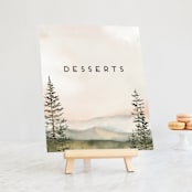 "Every Single Dawn With You" - Small Signs in Forest by Petra Kern - On Small Tabletop Easel (sold separately)